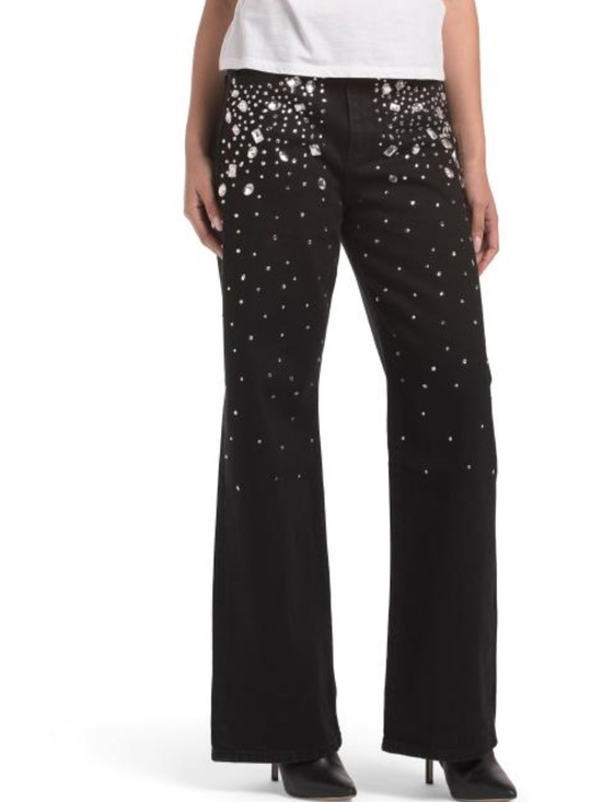 Joe's Jeans Denim - JOE'S stone embellished jeans